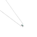 Colar em ouro branco  esmeralda e diamantes - Boys and Girls 0