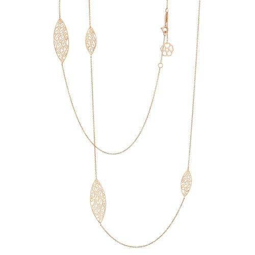 Colar em ouro rosa - Jardim Secreto