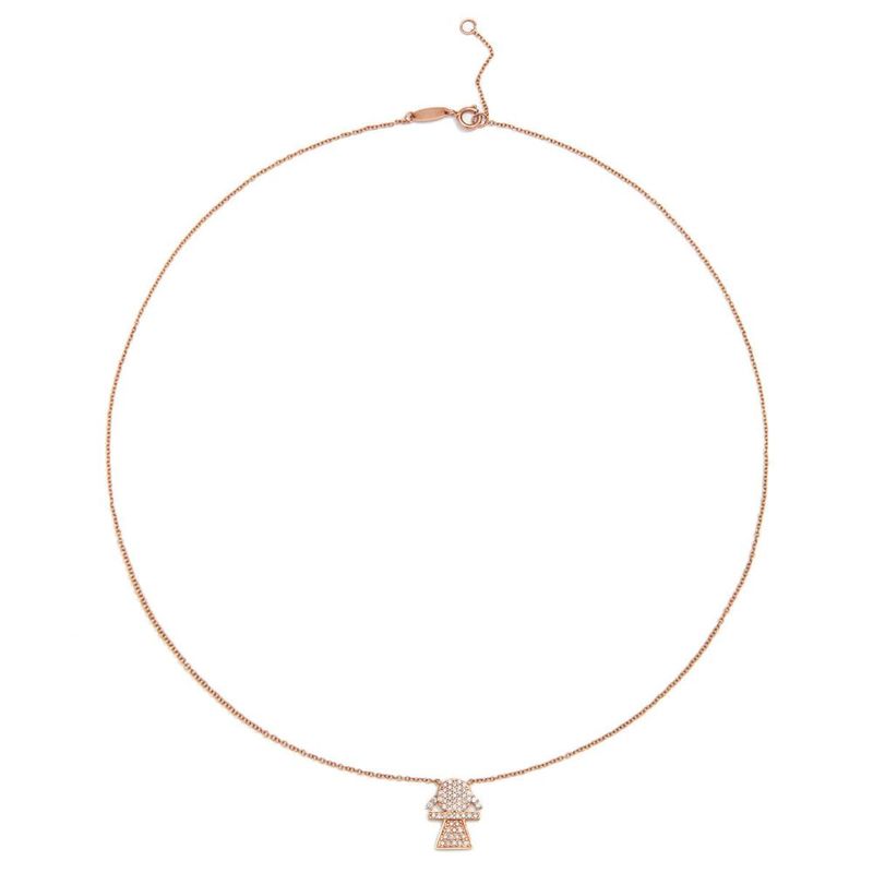 Colar em ouro rosa e diamantes - Lovely Family                                                                                                         2