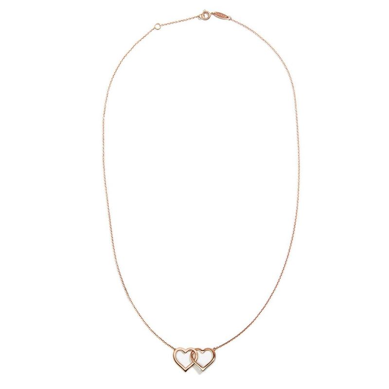 Colar em ouro rosa - Eu e Voc  2