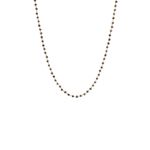 Colar em ouro rosa com espin lios brown - Eva 0