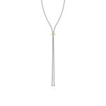 Colar em prata  ouro amarelo e diamante - Lib lula 0