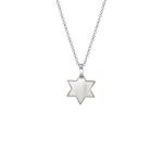 Colar em prata e ouro rosa estrela - Rock Faith 0