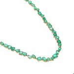 Colar ouro amarelo esmeraldas e diamantes Libert  0