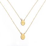 Escapulario em ouro amarelo - Judaico 0