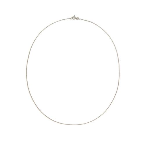 Corrente em ouro branco - Cadeado