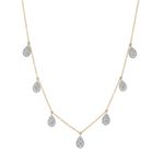 Colar ouro amarelo e diamantes Gota de Luz 0