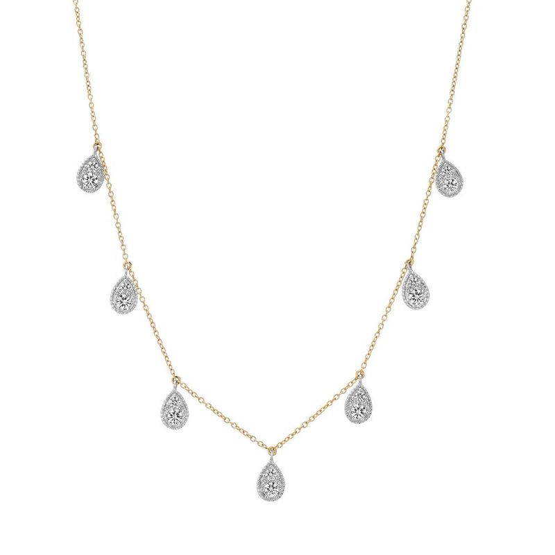 Colar ouro amarelo e diamantes Gota de Luz 0