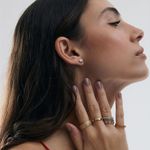 Anel em ouro branco - Queen Bee 1