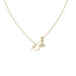 Colar em ouro amarelo e diamantes - Mam e Filhinha 0