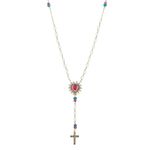 Colar em ouro amarelo  diamantes  diamantes dark brown  esmeraldas  p rolas e rubis - ter o - Bizance 0