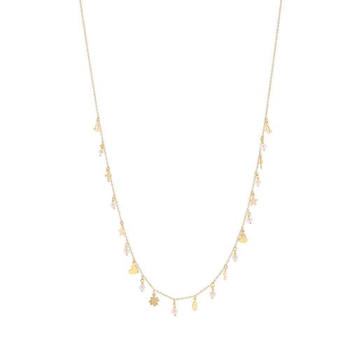 Colar em ouro amarelo e pérolas - Elementos da Sorte