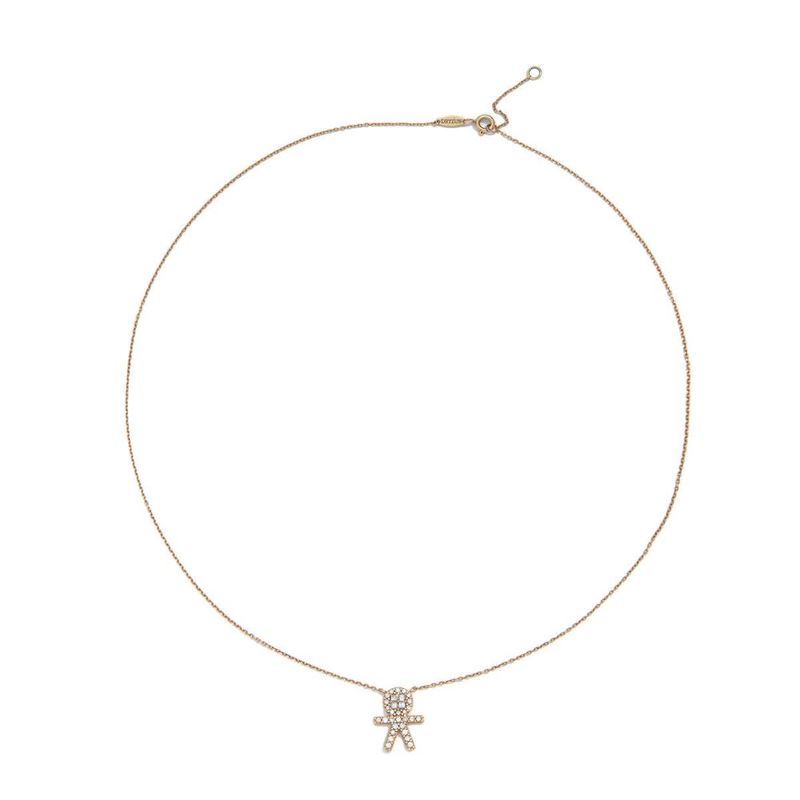 Colar em ouro amarelo e diamantes - Menino                                                                                                             2