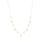 Colar em ouro amarelo e top zios brancos - Estrela Guia 0