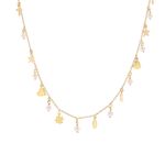 Colar em ouro amarelo e p rolas - Elementos da Sorte 1