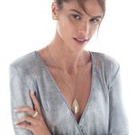 Colar em prata e ouro amarelo - Reflexo 1