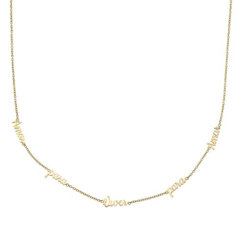 Colar em ouro amarelo - Amar Pra Viver Pra Amar