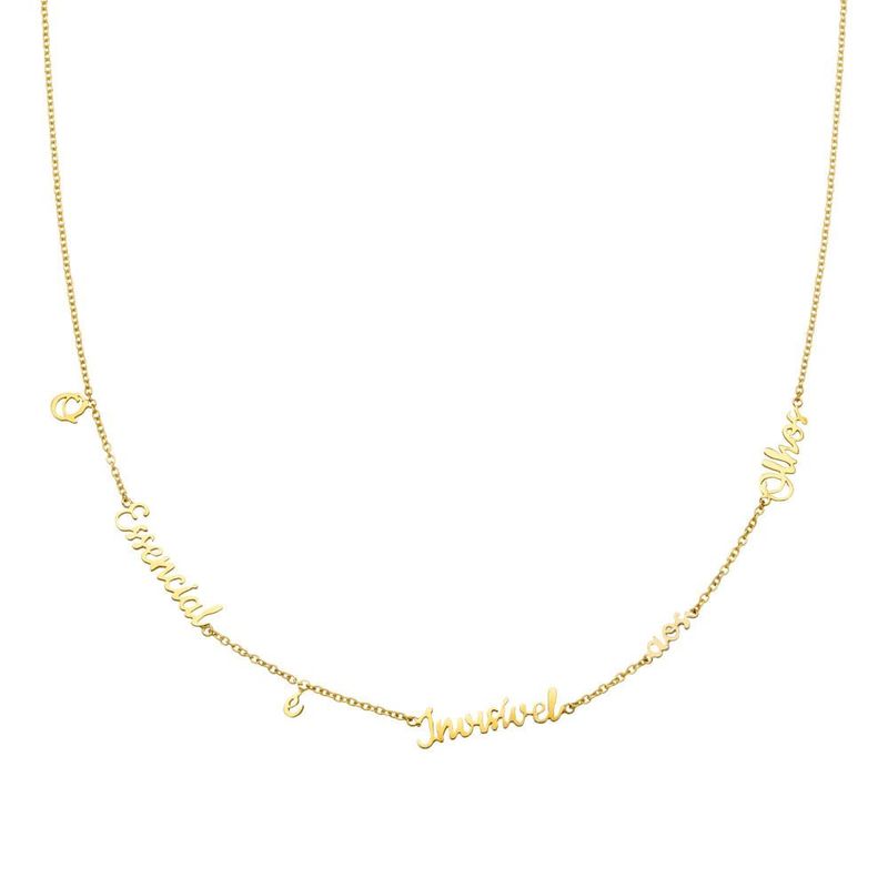 Colar em ouro amarelo - o essencial   Invis vel aos olhos - O Pequeno Pr ncipe 0