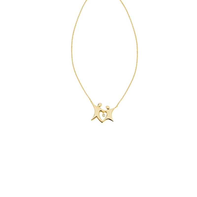 Colar em amarelo e diamante - Lovers 0