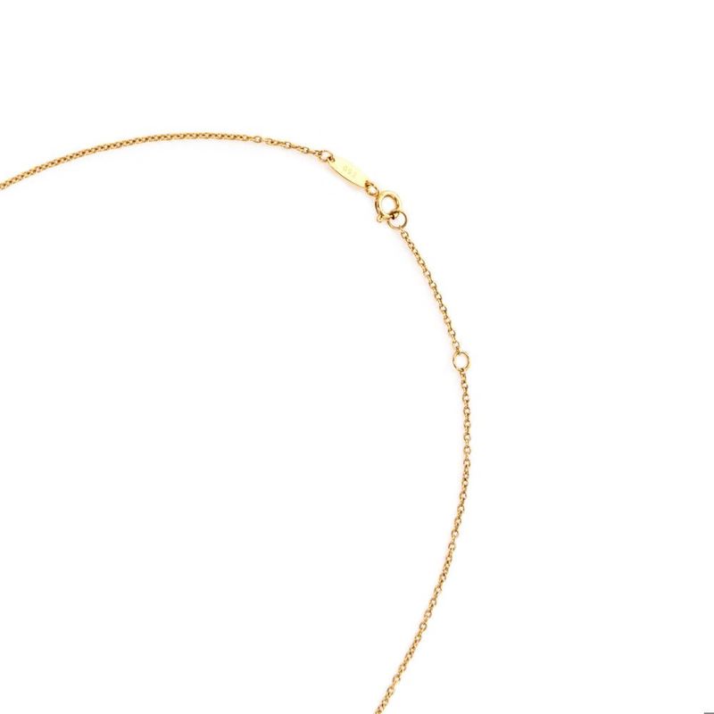 Colar em ouro amarelo e turmalina rosa - Riviera                                                                                   2