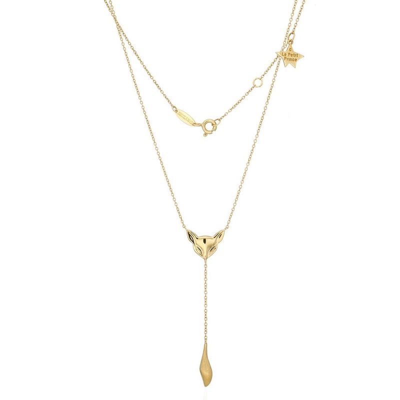 Colar em ouro amarelo - raposa - O Pequeno Pr ncipe 0