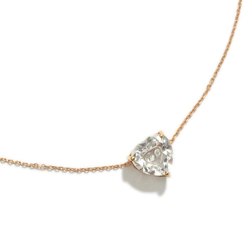 Colar em ouro amarelo  quartzo e diamantes - Tum tum 0