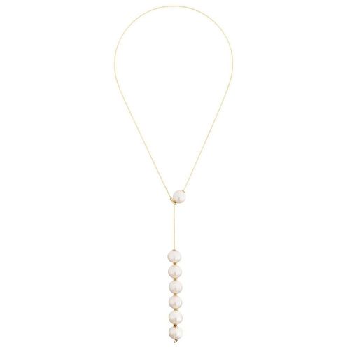 Colar em ouro amarelo e pérolas - Equilíbrio