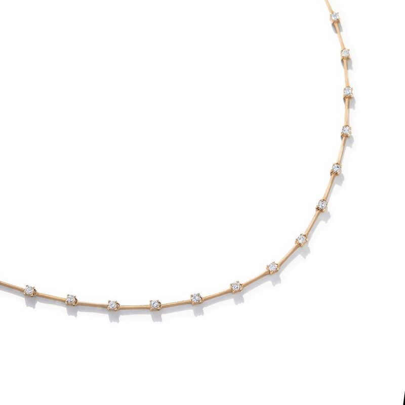 Colar em ouro amarelo com diamantes - Eternity 0