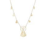 Colar em ouro amarelo - Nossa Senhora Aparecida - Religioso 0