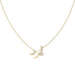 Colar em ouro amarelo e diamantes - Mam e Filhinho 0