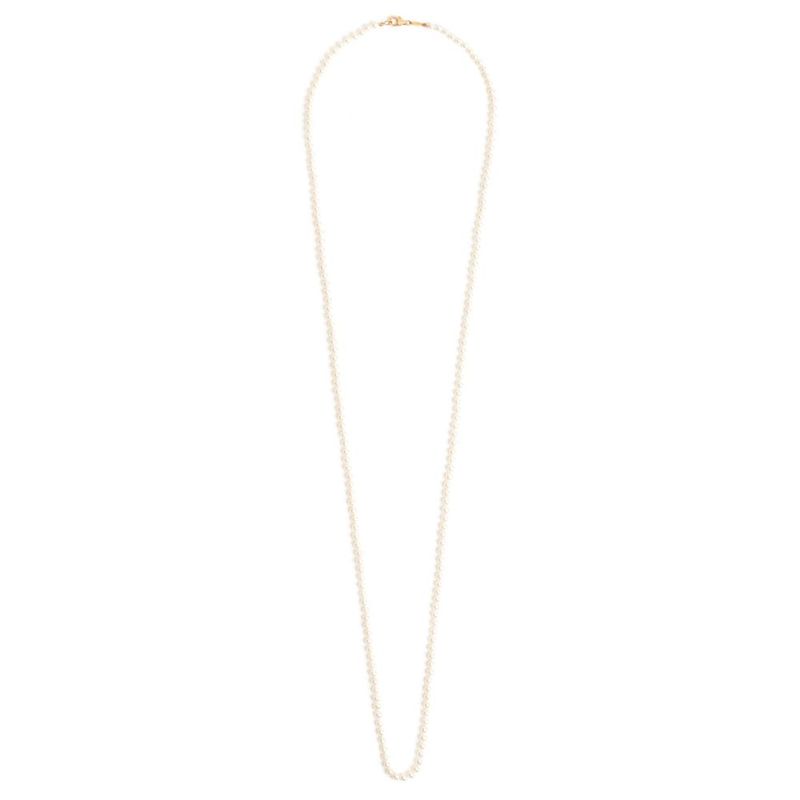 Colar em ouro amarelo e p rolas 1
