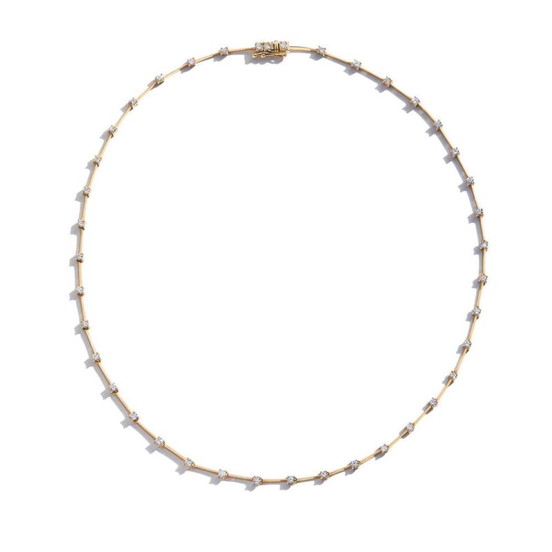 Colar em ouro amarelo com diamantes - Eternity 2