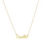 Colar em ouro amarelo - personalizado - Selfie 3