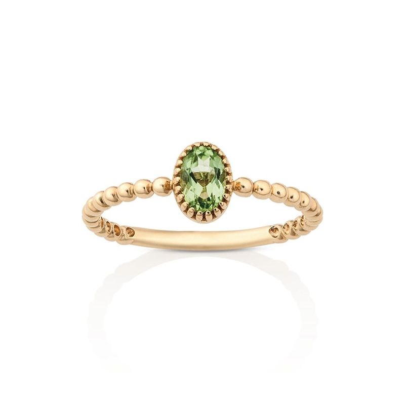 Anel em ouro amarelo e peridoto - Ginger 0