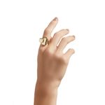 Anel em ouro amarelo - Libert  1