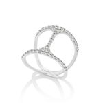 Anel em ouro branco e diamantes - Happy Hour 0
