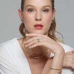 Anel em ouro amarelo e diamantes - Linha da Vida 2