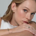 Anel em ouro amarelo e madrep rola - Olho Grego 1