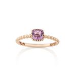 Anel em ouro rosa e ametista - Ginger 0