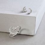 Anel em ouro branco e diamantes - Sky 1