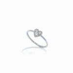 Anel em ouro branco e diamantes - Gota de Luz 0