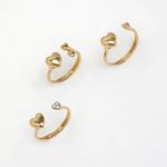 Anel em ouro amarelo e diamantes - Amor Infinito 2