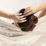 Anel em ouro branco e diamantes - Eternity 1