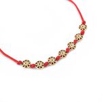 Pulseira em ouro amarelo - Cabala 7 lentilhas 2
