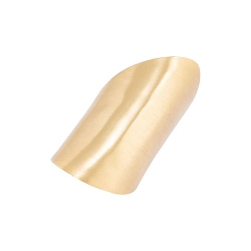 Anel em ouro amarelo - escudo - Turn Around