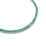 colar em ouro branco com esmeraldas - riviera degrade-097897-01