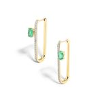 brinco em ouro amarelo com esmeraldas e diamantes-097947-01