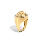 anel giratorio em ouro amarelo com diamantes - sao bento-098072-01