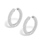 brinco em ouro branco com diamantes - bucatini-098084-01