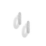 brinco em ouro branco com diamantes - bucatini-098086-02
